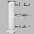 24 cm skersmens PU rievėtos kolonos